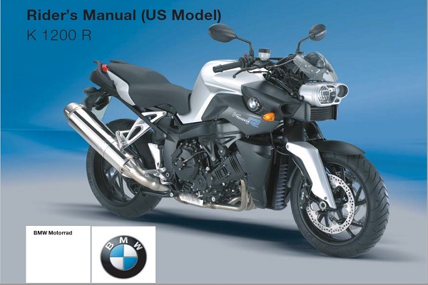 2005 BMW K 1200 R Owners Manual