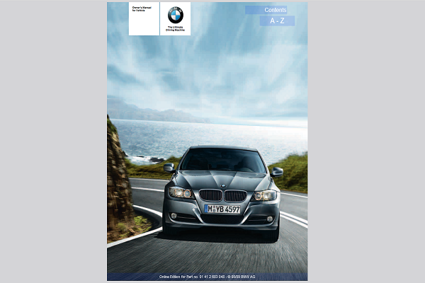 2010 BMW 328i xDrive Sports Wagon Owners Manual