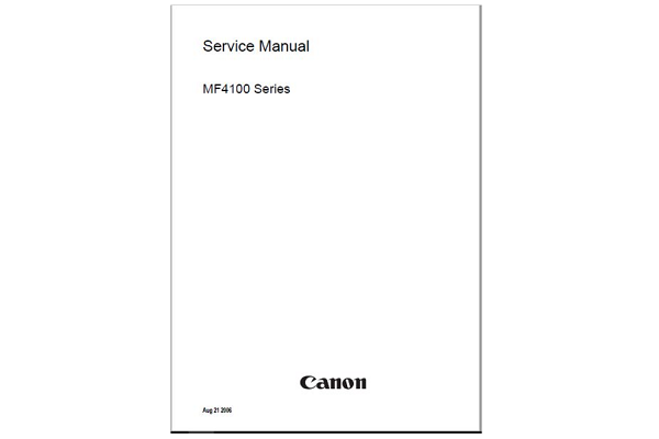 Canon i SENSYS MF4120/4140/4150 Service Manual
