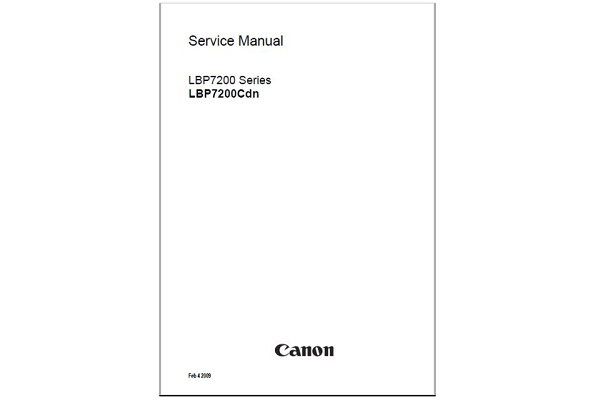 Canon LBP7200cdn Service Manual