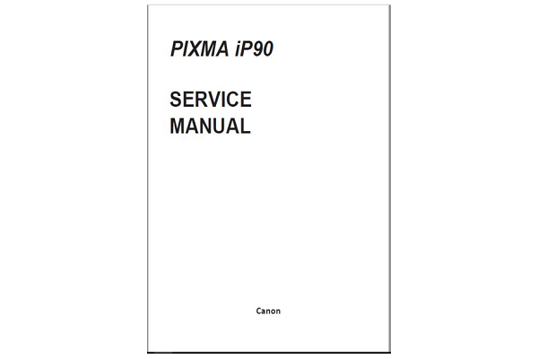CANON PIXMA iP90 SERVICE MANUAL