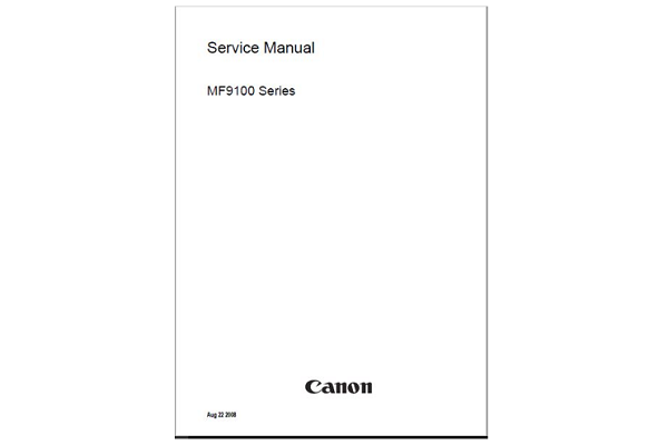 Download Canon MF9100 Series Service Manual