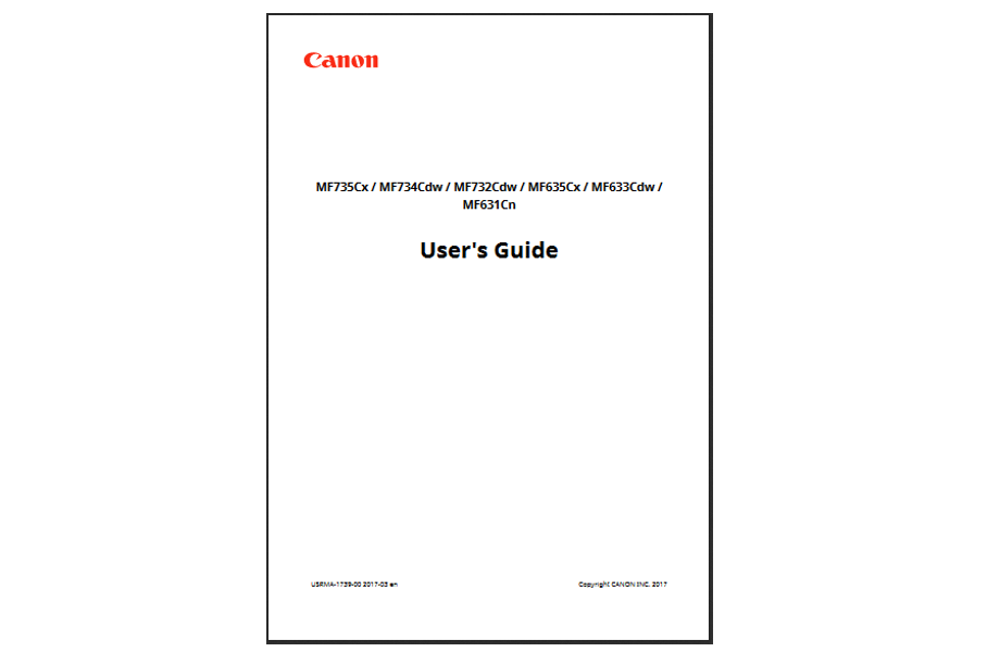 Canon imageCLASS MF735Cx User Guide