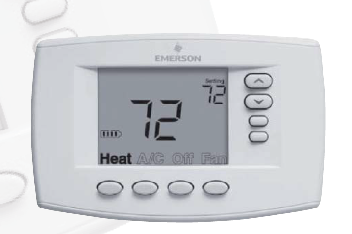 White Rodgers White Blue Easy Reader 1F95EZ-0671