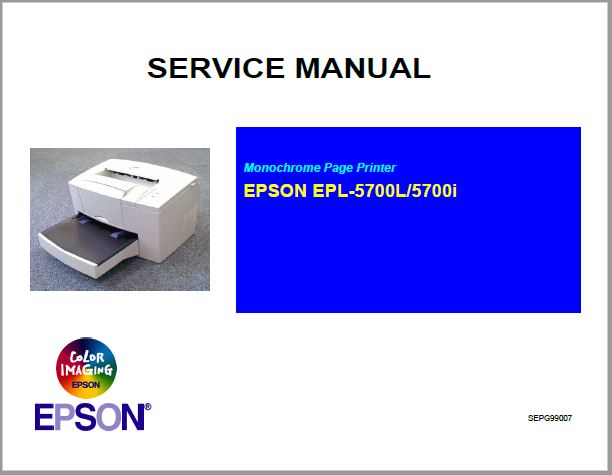 Epson EPL-5700L-5700I Service Manual