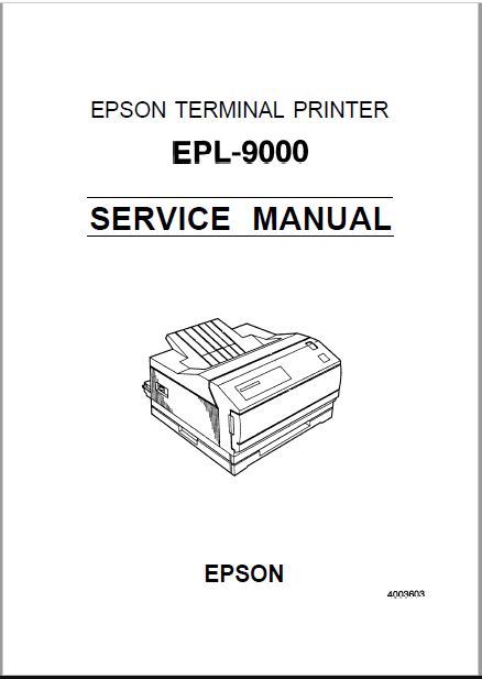 Epson EPL-9000 Service Manual