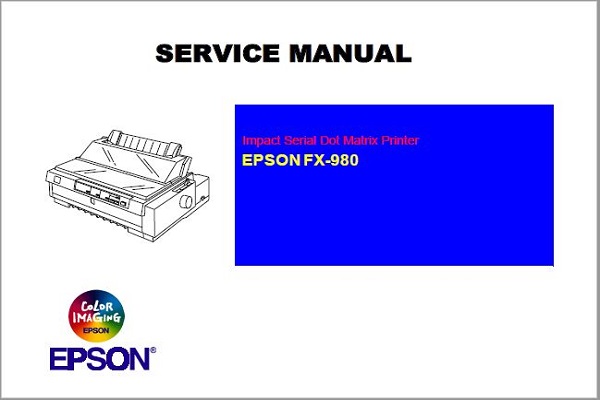 Epson FX-980 Service Manual