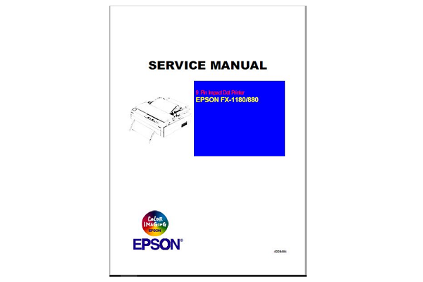 Epson FX1180 Service Manual