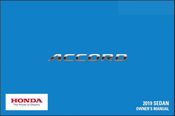 2019 Honda Accord Owners Manual