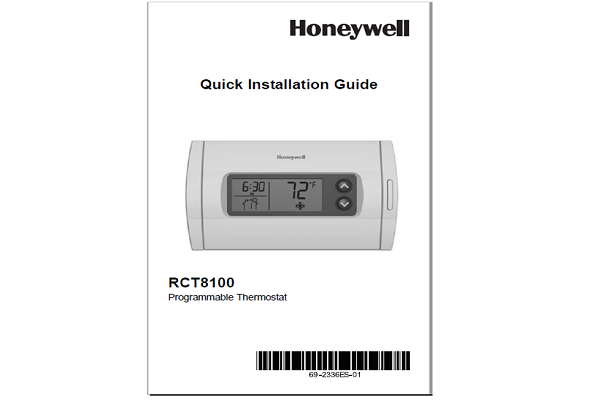 Honeywell RCT8100 Manual