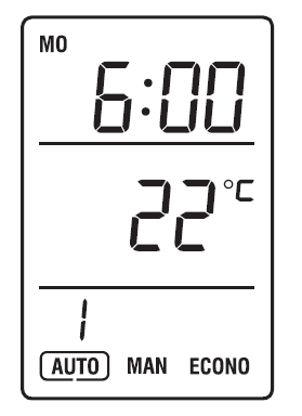 Honeywell TL6120 Automatic (programmable) mode