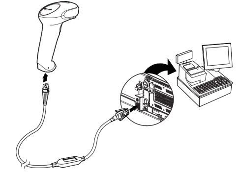 Honeywell VOYAGER 1250G Connecting with RS485