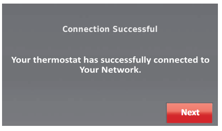 Honeywell wifi setting done