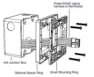 Mounting Honeywell 201-528-100-WH