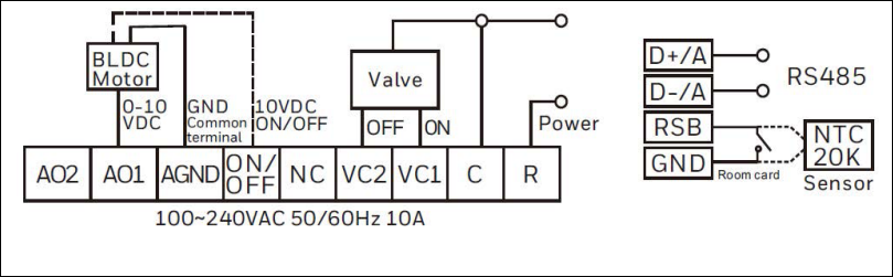 WTS Touch Screen Thermostat Wiring 4