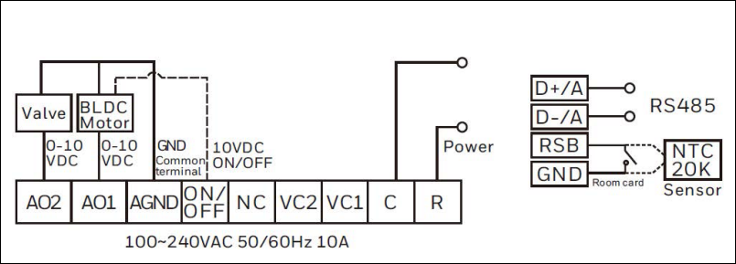 WTS Touch Screen Thermostat Wiring 5