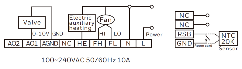 WTS Touch Screen Thermostat Wiring 7
