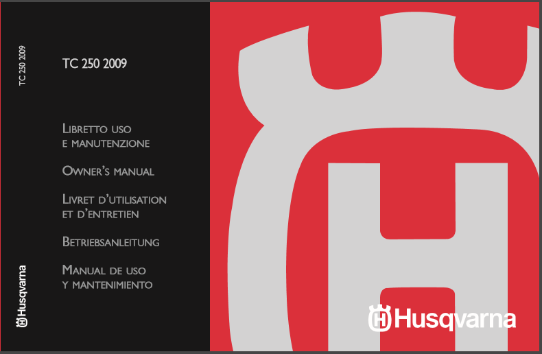 Husqvarna 2009 TC250 Owners Manual