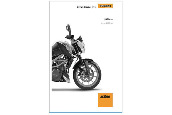 2016 KTM 390 Duke Repair Manual
