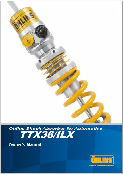 Ohlins TTX36 Manual
