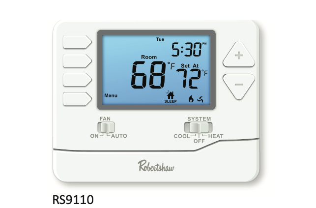 Robertshaw RS9110 Programmable Thermostat Manual