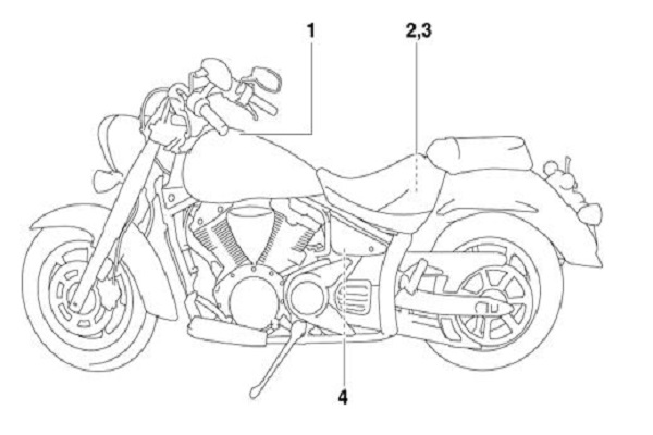 Yamaha XVS13AW(C) Owners Manual